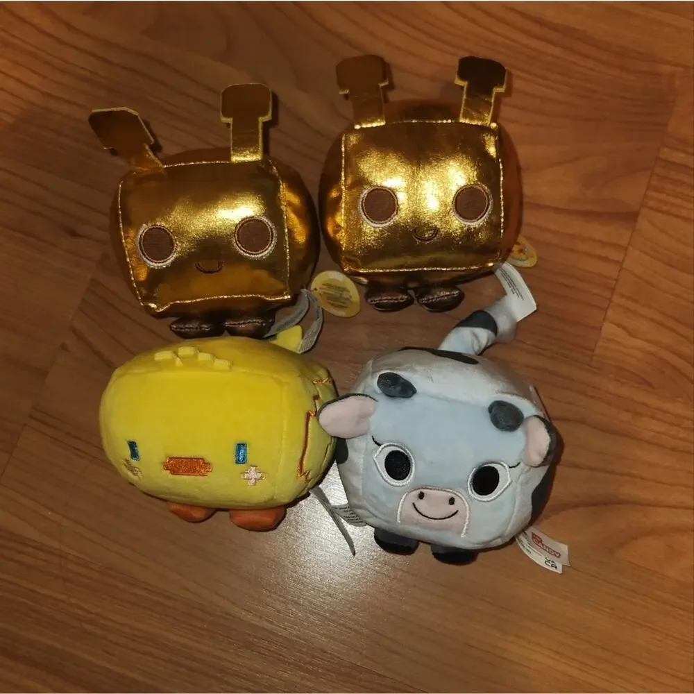 Roblox Series 1 Deluxe Tech Plushies 3 large  5 minis Bundle